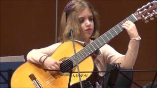 Amazing 7YearOld girl Guitarist  Konstantina Andritsou performs  Megaro Athens HD [upl. by Bethel]