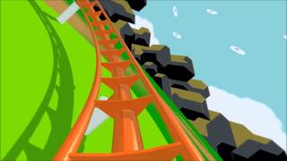 Yoshi Coaster No Limits 2 themed launch coaster [upl. by Giesecke]