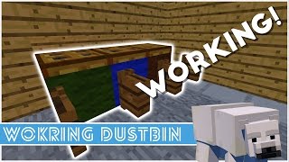 Minecraft  How To Make A Working Bin [upl. by Assilla]