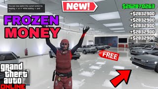 NEW SOLO FROZEN MONEY GLITCH GTA 5 ONLINE [upl. by Isyed]