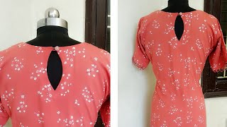 Back Neck Design for KurtiBlouse  Kurti Back Neck Design Cutting and Stitching [upl. by Illoh]