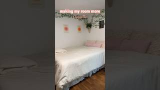 Making my room more coquette 🌷 room makeover coquette trend 2023 bedroom shorts [upl. by Scharf843]