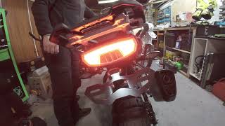 CF MOTO 450MT TAIL TIDY HOW TO [upl. by Tenay]