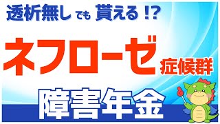 【質問回答】ネフローゼ症候群は障害年金を受給できるのか？社労士の探し方も解説！ [upl. by Cirtemed]