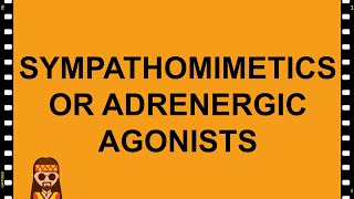 Sympathomimetics or Adrenergic Receptor Agonists pharmacology MADE EASY [upl. by Sudaorb]