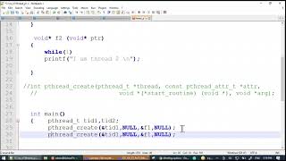 Thread CreationPthreads [upl. by Dorolisa]