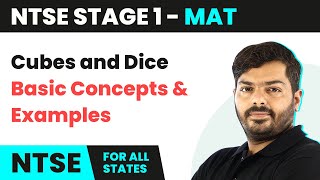 NTSE MAT Stage 1  Cubes and Dice  Basic Concepts and Examples [upl. by Dunning]