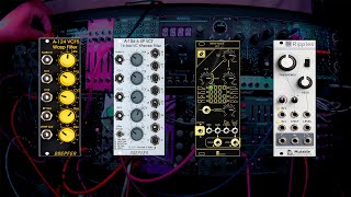 Eurorack filters WASP vs SMR4P vs Xpander vs Ripples comparison [upl. by Noyrb]