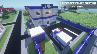 Minecraft police station tutorial [upl. by Argent]