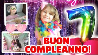 FESTA DI COMPLEANNO DI DESIREE 7🎁 ▪️ facciamo la SPA ▪️ VLOG sorellepazzerelle [upl. by Omle154]