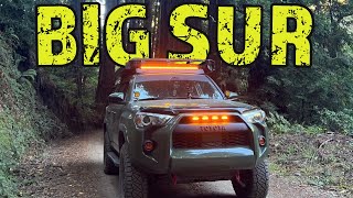 Big Sur  Old Coast Trail  Partington Cove  Pebble Beach  Ventana Campground 4Runner [upl. by Notpmah]