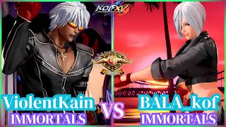 KOF XV🔥🕹️⚡️The Next Level Of KOF Season⚡Rank Match⚡️ViolentKain🔥VS🔥BALAkof⚡️The Battle of Warriors🔥 [upl. by Edialeda720]