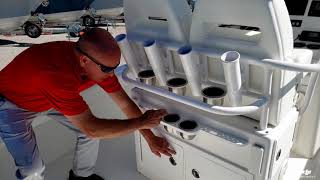 1 Best Boat Regulator 23 Center Console Walk Through with Jeff Matz [upl. by Kloman]