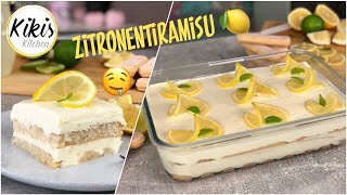 REZEPT Zitronentiramisu mit einer Geheimzutat 😍 Fruchtiges Tiramisu einfach und lecker [upl. by Azilem]