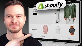 Shopify Website Design Tutorial 2024  Step by Step [upl. by Nirro900]