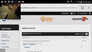 Shasso amp offgamers online gift card shop PSA [upl. by Heymann]