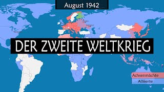 Der Zweite Weltkrieg  Zusammenfassung auf einer Karte [upl. by Eecats679]