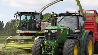 GRASSMEN TV  RampG McKnight Contractors  Silage 2018 [upl. by Maia]