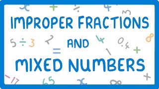 How to convert improper fraction to mixed fraction  Converting improper fraction to mixed fraction [upl. by Yendirb]