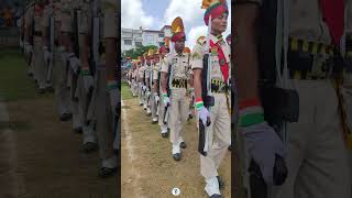 78th Independence day parade ground Tripura State Rifles march past swag tsrmotivationstatusdmr [upl. by Riesman]