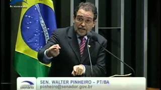 Sen Walter Pinheiro PTBA comemora fortalecimento das estruturas do Estado brasileiro [upl. by Neom447]