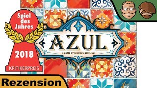 Azul Spiel des Jahres 2018  Brettspiel  Review [upl. by Arreis140]