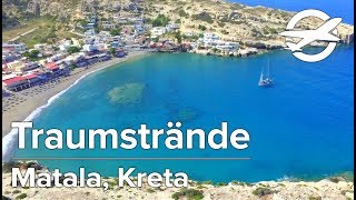 Matala ☀️ Die schönsten Strände auf Kreta ☀️ [upl. by Eidarb]