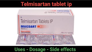 Macsart 40  telmisartan tablet ip [upl. by Atteragram]