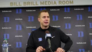 Jon Scheyer Duke vs Georgia Tech Postgame Press Conference [upl. by Attenwahs809]