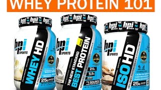 BPI Whey Protein 101 – Concentrate Isolate Hydrolysate Whats Good For You [upl. by Mcconnell]