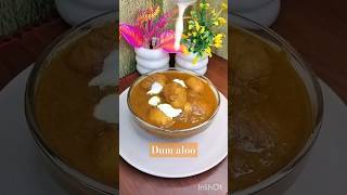 Kashmiri dum aloo 🥘 shorts food aloo aloorecipe foodie recipe explore trending subscribe [upl. by Nedac]