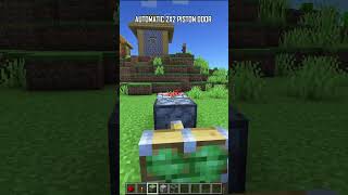 Minecraft Automatic 2x2 Piston Door JavaPE 1213 shorts minecraft minecraftshorts [upl. by Remat]