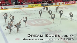 Dream Edges Junior 🥈 Free Skating MLSM23 SynchronizedSkating [upl. by Feld]