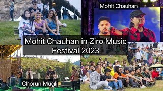 Finally met Mohit Chauhan and Chorun Mugli ❣️The audience went crazy😱 in the Ziro Music Festival [upl. by Amles537]