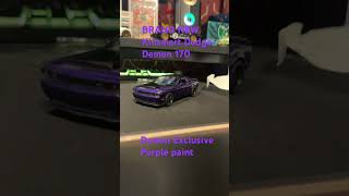 EARLY ACCESS Kinsmart Dodge Demon 170 Plum Crazy Paint [upl. by Dnalrag]