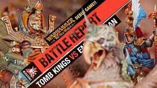 THE OLD WORLD Tomb Kings vs Empire of Man 2000 Points  Warhammer The Old World Battle Report [upl. by Dael]