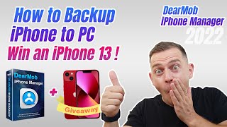 How to Backup iPhone to PC  DearMob iPhone Manager  Win iPhone 13 [upl. by Bordie]