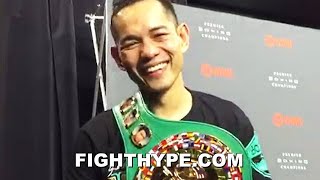 NONITO DONAIRE IMMEDIATE REACTION TO HISTORIC KNOCKOUT OF OUBAALI HEARTFELT POSTFIGHT MESSAGE [upl. by Meensat]