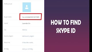 How to find Skype ID Easy Solution [upl. by Wilen]