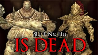 Ornstein and Smough SL1 No Hit is DEAD 3x in a row  Dark Souls Remastered [upl. by Crofoot159]