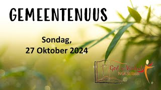 Gemeentenuus vir 27 Oktober 2024  Stilbaai NG Gemeente [upl. by Kosak516]