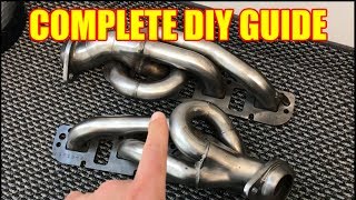 The Complete Shorty Header Install Guide for a Dodge RAM 1500 [upl. by Anwahsat]