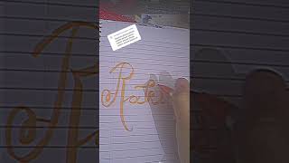 Rakshitacomment  subscribe like calligraphy [upl. by Outhe21]