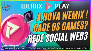 A WEMIX virou REDE SOCIAL WEB3 e Temos o seu Novo PLAY Token [upl. by Arimlede105]