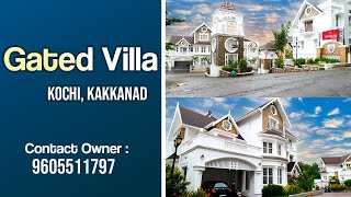 Gated Villa Sale In Kochi Kakkanad  7 Cent House Sale In Kakkanad [upl. by Olwena]