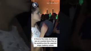 Katy Perry Crashes Wedding and Has a Dance Off With Bride [upl. by Tiena]