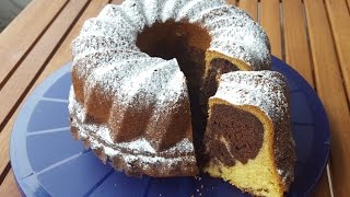 Torta marmoleada casera  Receta clásica y deliciosa [upl. by Jesselyn164]