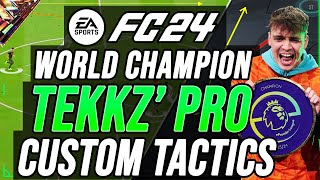 PRO CHAMPION TekkZ Meta 43214141 CUSTOM TACTICS amp INSTRUCTIONS  FC 24 [upl. by Azalea]