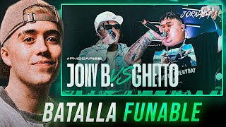 JONY DESCONTROLADO 😯 GAZIR REACCIONA A GHETTO VS JONY BELTRÁN EN FMS CARIBE 🏴‍☠️ [upl. by Thordis667]