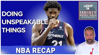 NBA Fantasy Basketball Embiids 51Point Blast  Wednesdays Game Breakdown NBA fantasybasketball [upl. by Anelim403]